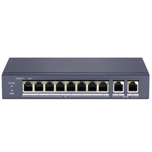 Switch cấp nguồn PoE 8 Port Hikvision HDS-SW108POE-2T/M