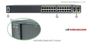 Thiết bị chia mạng Switch Cisco Catalyst 2960 WSC296024TCL (WS-C2960-24TC-L)