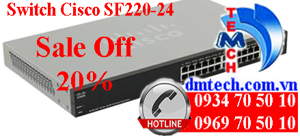 Switch Cisco SF220-24-K9-EU - 24 port