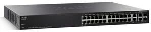 Switch Cisco SF300-24MP 4-Port 10/100 PoE+ with 375W power budget