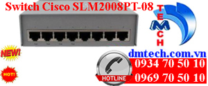 Switch Cisco SG200-08P 8-port Gigabit PoE Smart SLM2008PT