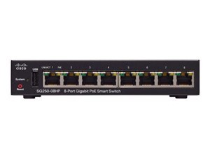 Switch Cisco SG250-08HP-K9-EU - 8 port