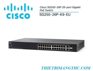 Switch Cisco SG250-26P-K9-EU - 26 port