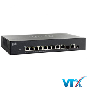 Thiết bị mạng Switch Cisco SG300-10PP 10-port