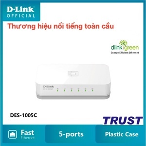 Switch D-link DES-1005C - 5 ports