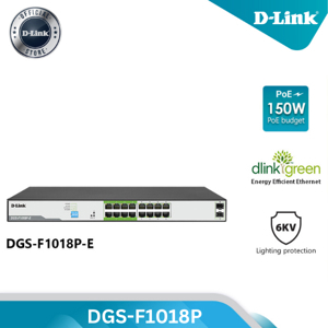 Switch D-Link DGS-F1018P-E