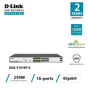 Switch D-Link DGS-F1018P-E