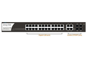 Switch DrayTek G1280 - 24 port