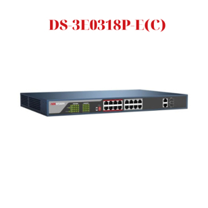 Switch Hikvision DS-3E0318P-E 16-port 10/100Mbps PoE