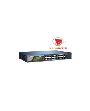 Switch HIKVISION DS-3E0326P-E - 24-port 10/100Mbps PoE