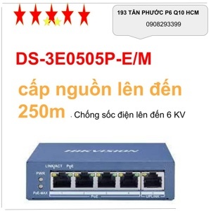 Switch Hikvision DS-3E0505P-E/M