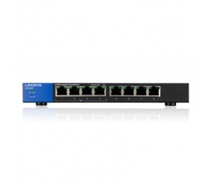 Thiết bị chia mạng Switch Linksys 8-Port Desktop Business Gigabit PoE (LGS108P)