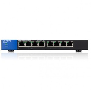 Thiết bị chia mạng Switch Linksys 8-Port Desktop Business Gigabit PoE (LGS108P)