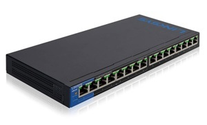 Switch Linksys LGS124P, 24-Port