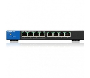 Switch Linksys LGS308P - 8 Port Smart PoE+ Gigabit Switch