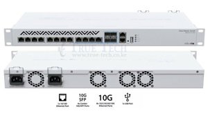 Switch Mikcrotik CRS312-4C+8XG-RM