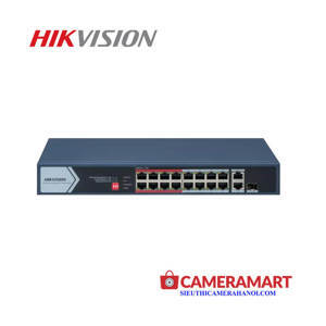 Switch POE 16 cổng Hikvision DS-3E1318P-EI