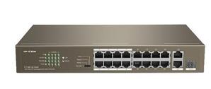 Switch PoE 16 port 10/100 IP-Com F1118P-16-150W