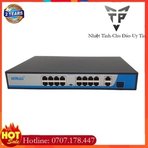 Switch POE 16 PORT HR901-AF-1621GS-30