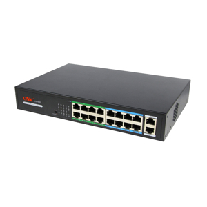 Switch poe 16 port ONV H1016PLS 16x10/100M PoE port + 2 uplink port