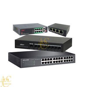 Switch poe 16 port ONV H1016PLS 16x10/100M PoE port + 2 uplink port