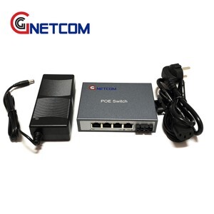 Switch POE 4 cổng GNETCOM HL-POE11004PF