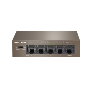 Switch PoE 5port 10/100 IP-Com S1105-4-PWR-H