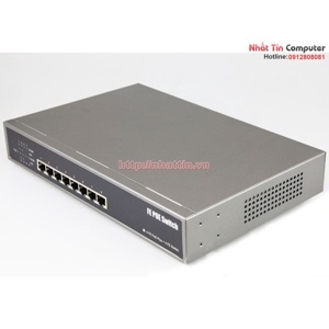 Switch PoE 8 Port 10/100Mbps với 4 Port POE KMETech PSE844F