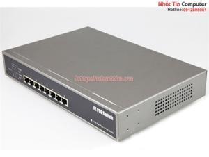 Switch PoE 8 Port 10/100Mbps với 4 Port POE KMETech PSE844F