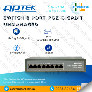 Switch PoE APTEK SG1080P