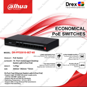 Switch PoE DAHUA DH-PFS3006-4ET-60