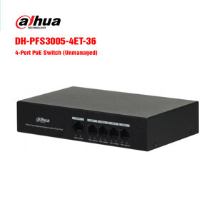 Switch PoE Dahua PFS3005-4ET-36