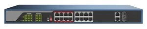 Switch PoE HDParagon HDS-SW1016POE/M - 16 ports