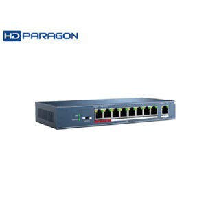 Switch PoE HDParagon HDS-SW108POE/M - 8 port