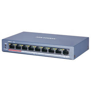 Switch PoE Hikvision DS-3E0109P-E/M(B) - 8 port