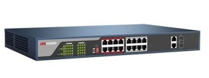 Switch POE Hikvision DS-3E0318P-E/M, 16 cổng