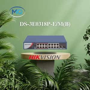 Switch POE Hikvision DS-3E0318P-E/M, 16 cổng