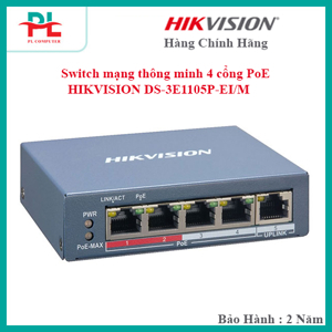 Switch POE Hikvision DS-3E1105P-EI