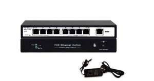 Switch PoE Hikvision SH-1008P-2G - 8 port
