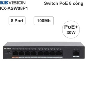 Switch POE Kbvision KX-ASW08-P - 8 cổng