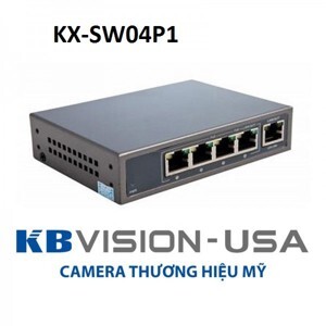 Switch PoE Kbvision KX-SW04P1