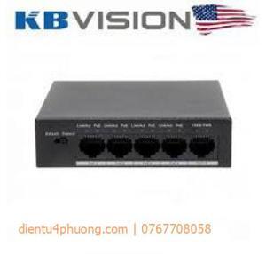 Switch PoE Kbvision KX-SW04P1