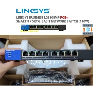 Switch PoE Linksys LGS308MP - 8 port