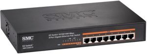 Switch PoE SMC SMCGS801P - 8 port