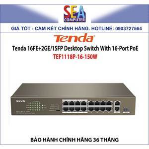 Switch PoE Tenda TEF1118P - 18 port