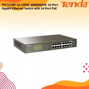 Switch PoE Tenda TEF1118P - 18 port