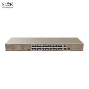 Switch PoE Tenda TEF1126P - 24 port