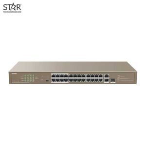 Switch PoE Tenda TEF1126P - 24 port