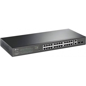Switch PoE thông minh 28 cổng Gigabit dễ dàng với 24 cổng PoE + TL-SG1428PE