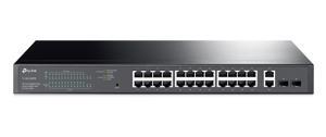 Switch PoE thông minh 28 cổng Gigabit dễ dàng với 24 cổng PoE + TL-SG1428PE